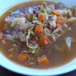 Vegetarian Polish Cabbage Sauerkraut Soup