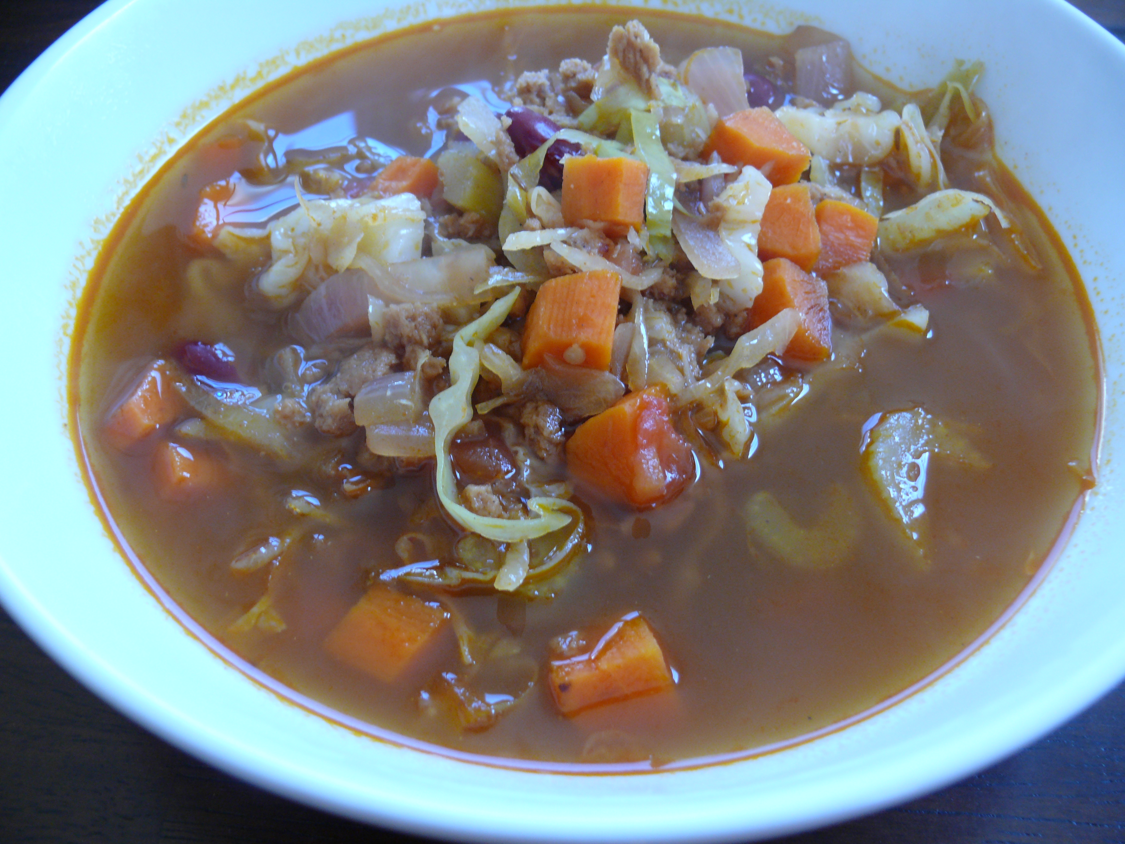 Vegetarian Polish Cabbage Sauerkraut Soup