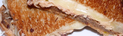 Vegetarian Reubens w/ Homemade Seitan!
