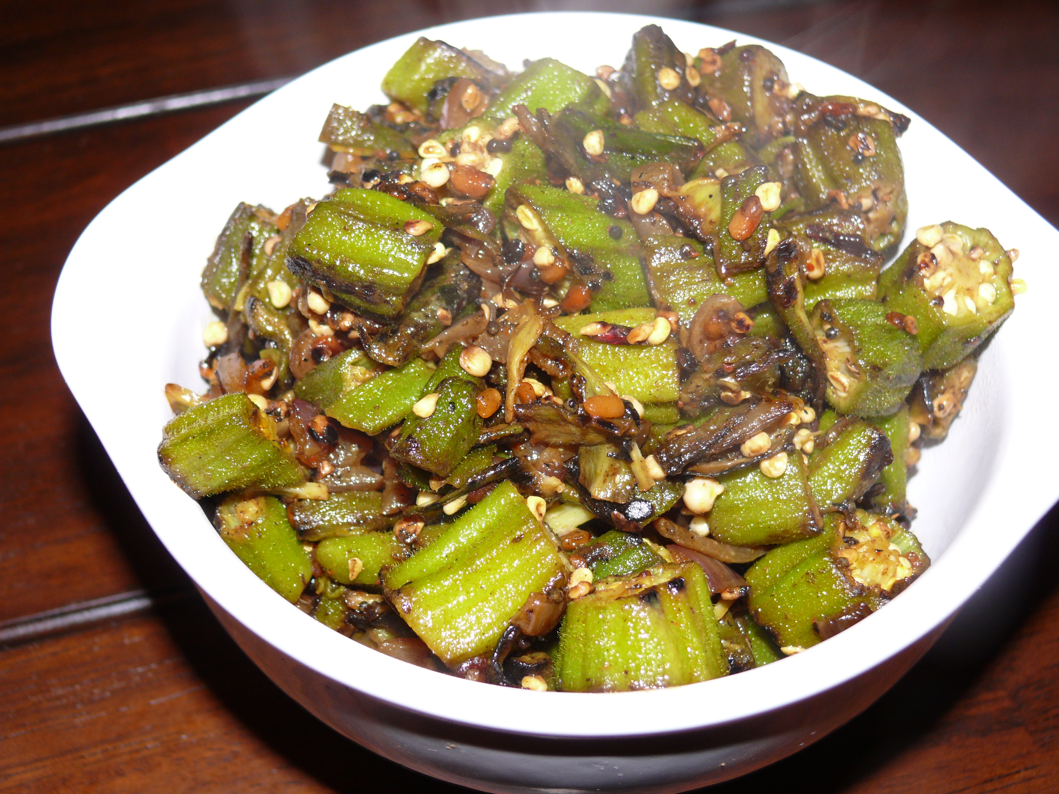 South Indian Okra (Dry)