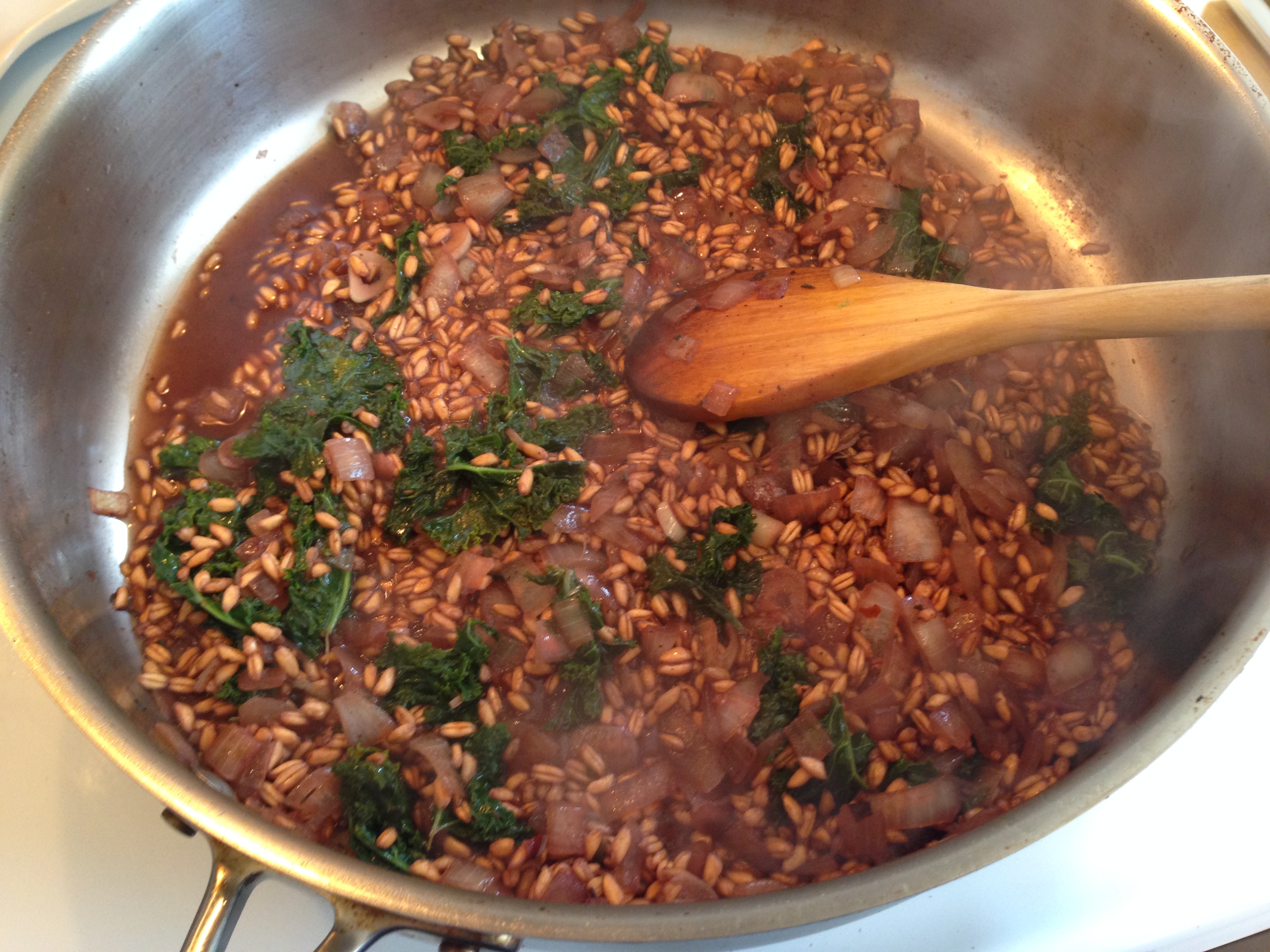 Oyster Mushroom Farro Risotto 3