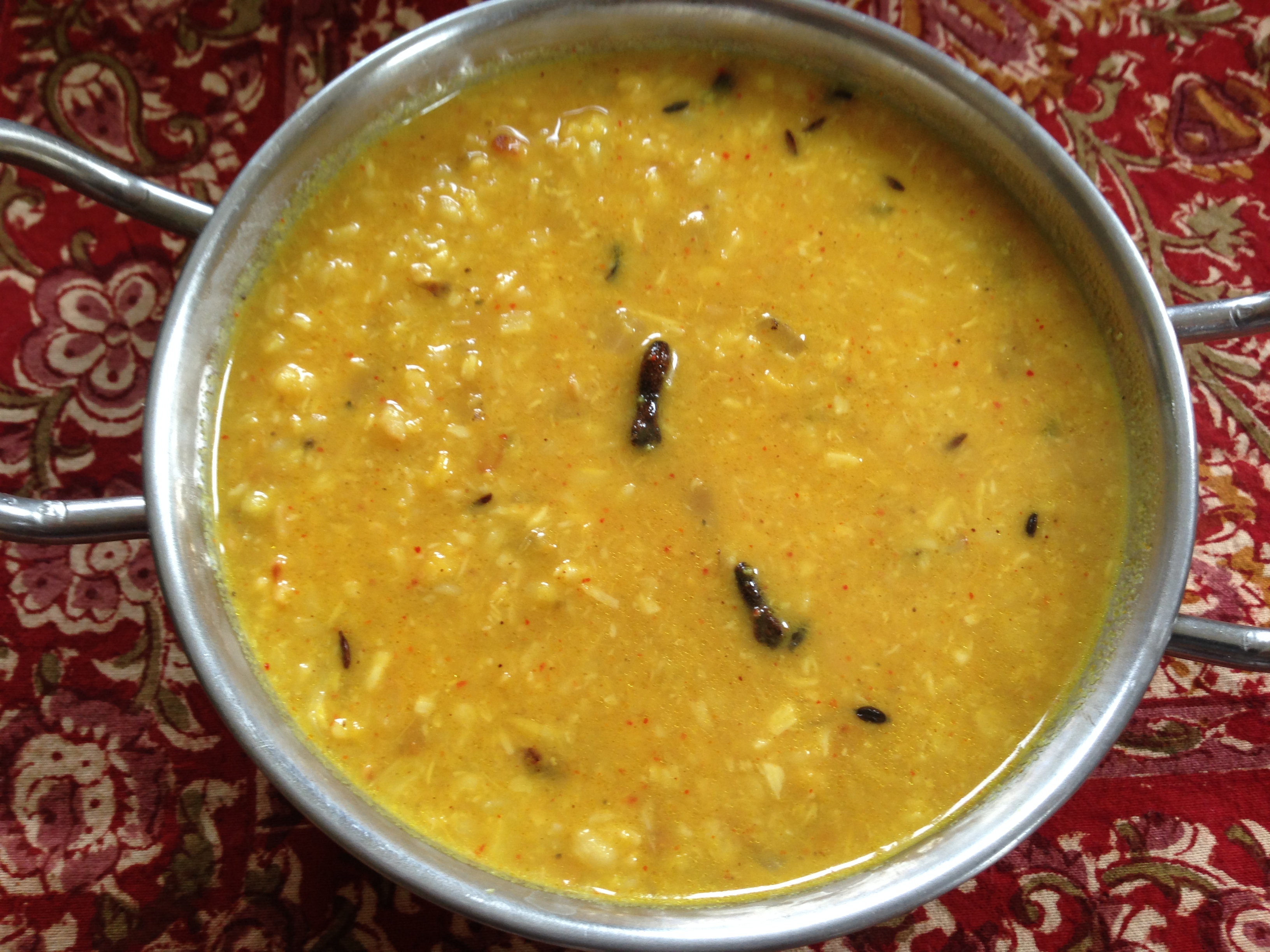 Bengali Dal with Coconut & Mustard Oil