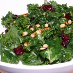 Kale Pine Nut and Cranberry Salad