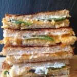 Jalapeno Popper Grilled Cheeses